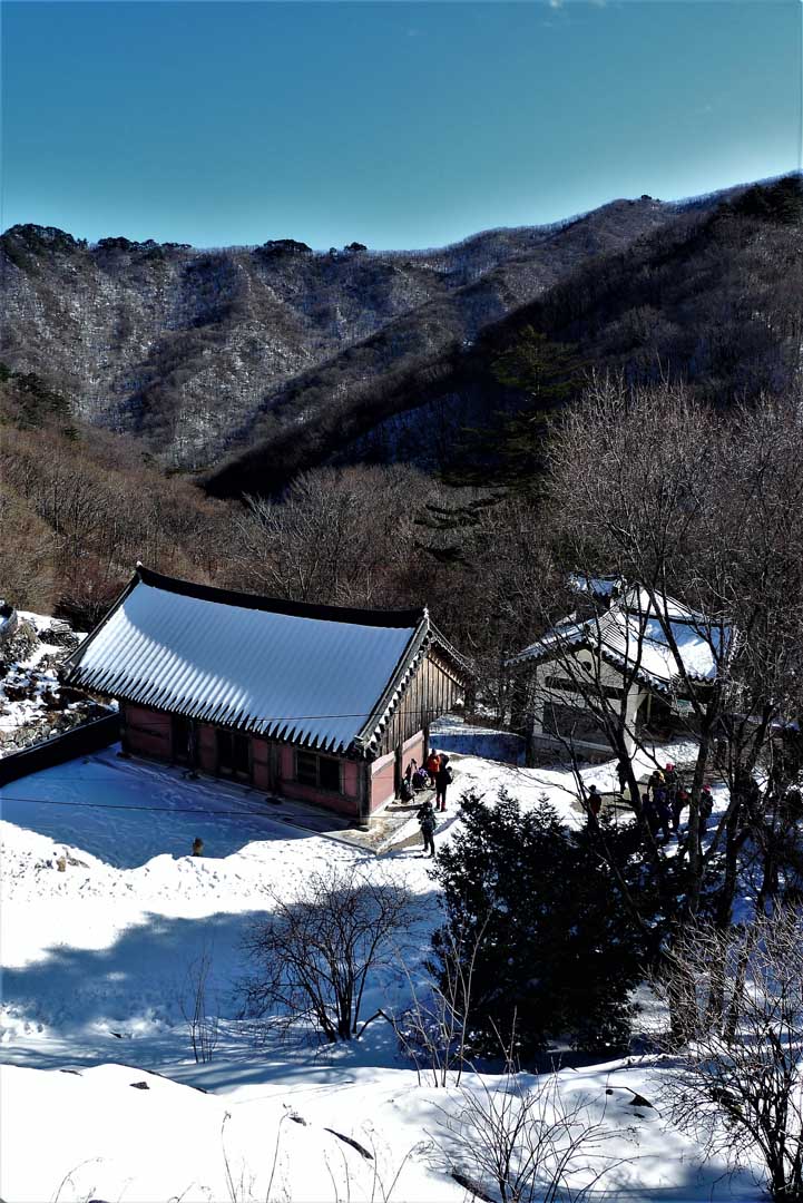 a temple within the mountain of DeoGyuSan